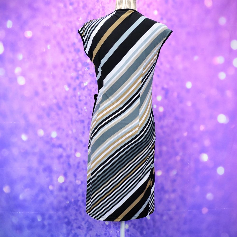 Joseph Ribkoff Striped Dress - Picture 4 of 5